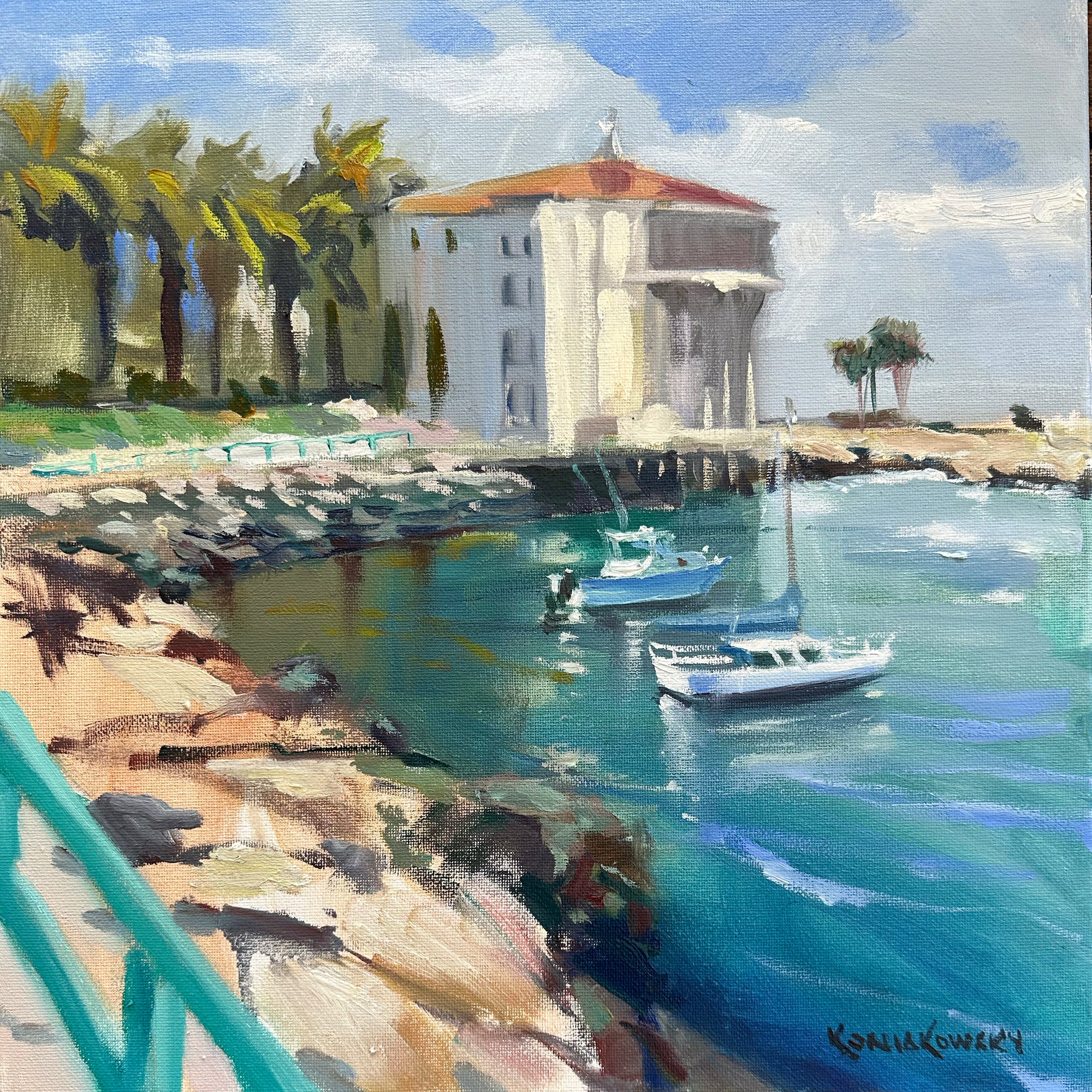 Craig Garcia クレイグガルシア アストンマーティン オマージュアート Edge of the Harbor Puzzle – Ocean Art by Koniakowsky