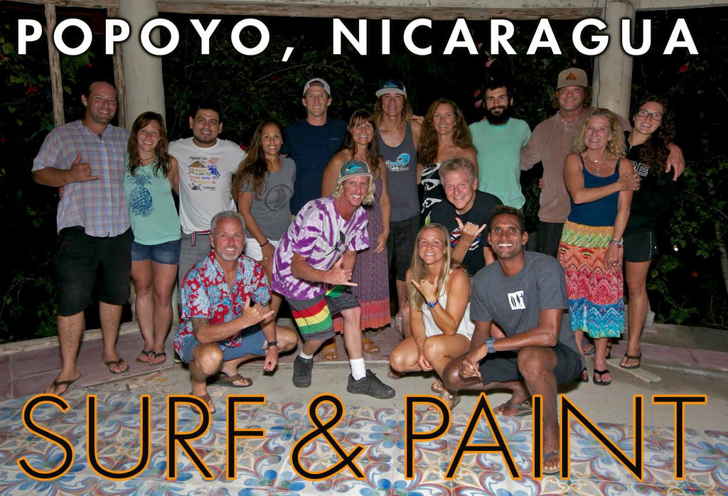 Painting Retreat with Wade Koniakowsky Nicaragua. Wade hosts painting retreats in which he teaches his students how to paint waves, tropical and coastal scenes all over the world!