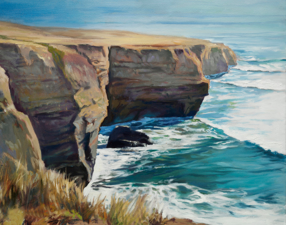 "Luscomb's Point"  — a beautiful, serene depiction of San Diego’s coastal area in Sunset Cliffs.