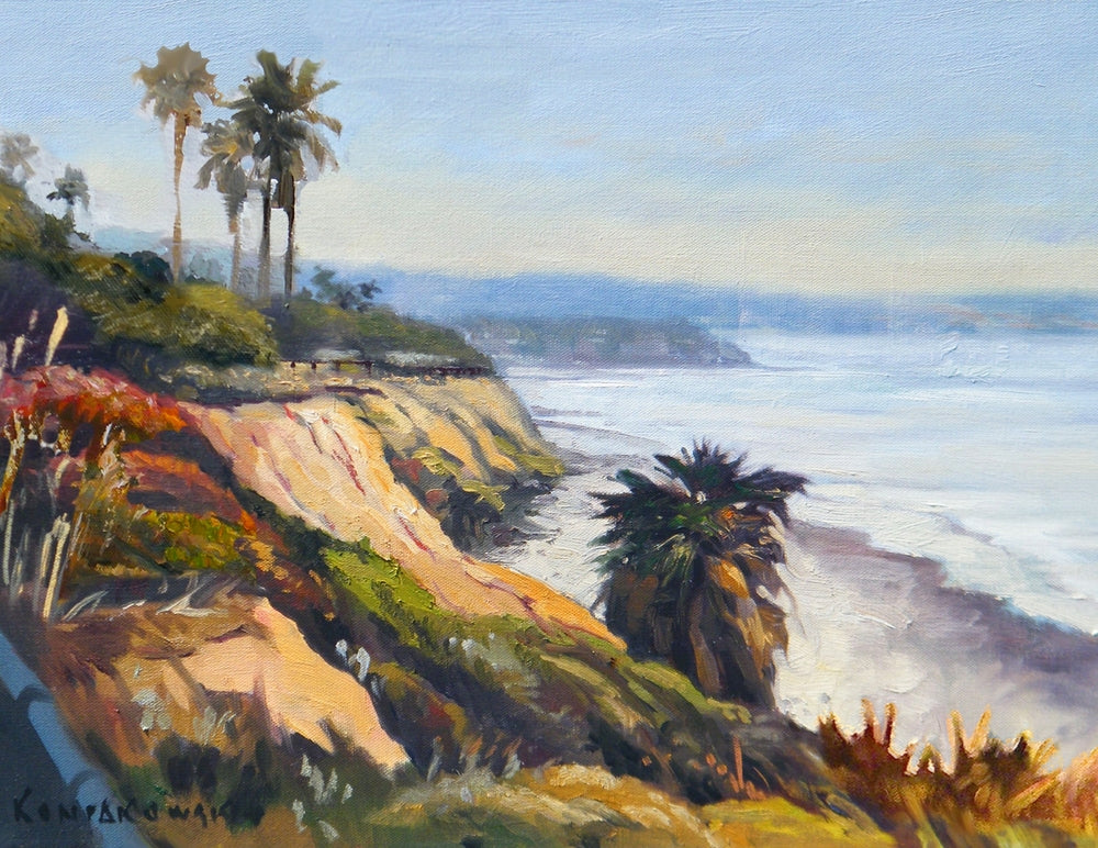"San Elijo Late Light"  Stunning surfing beach in Encinitas California, between Swami’s and Cardiff (San Elijo Campground), made famous by surfers and enjoyed by families year round.