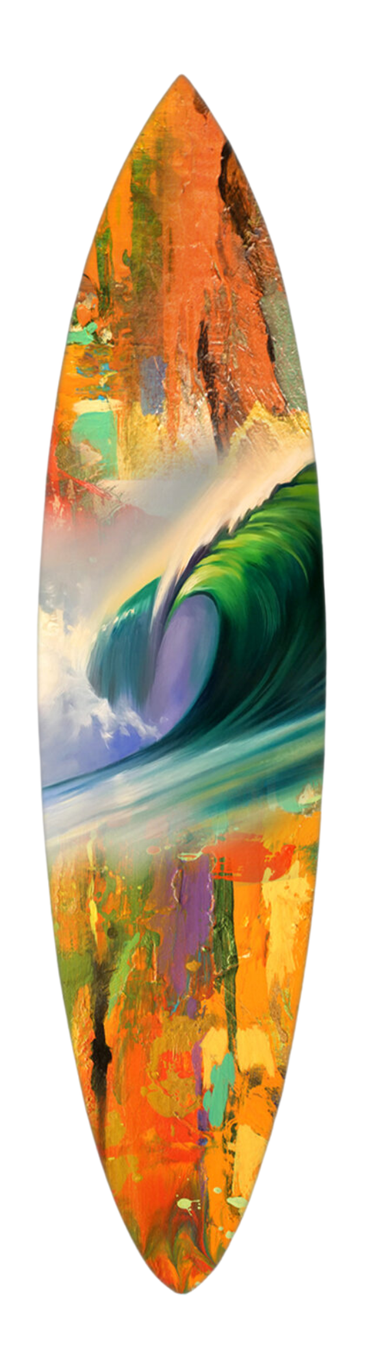 Abstract Wave Ocean Art by Koniakowsky